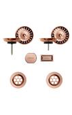 Set izliv, preliv in gumb SCHOCK 400053 Copper