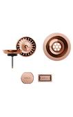 Set izliv, preliv in gumb SCHOCK 400055 Copper