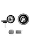 Set izliv, preliv in gumb SCHOCK 400055 Gunmetal