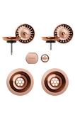 Set izliv, preliv in gumb SCHOCK 400059 Copper
