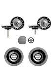 Set izliv, preliv in gumb SCHOCK 400059 Gunmetal