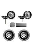 Set izliv, preliv in gumb SCHOCK 400067 Gunmetal