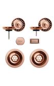 Set izliv, preliv in gumb SCHOCK 400071 Copper