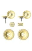 Set izliv, preliv in gumb SCHOCK 400071 White Gold