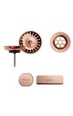 Set izliv, preliv in gumb SCHOCK 400079 Copper