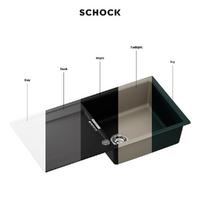 Pomivalno korito SCHOCK Mono D-100L Dusk
