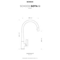 Kuhinjska armatura Schock GOTA 521120W White