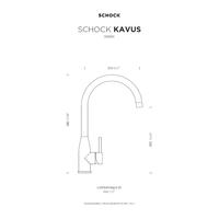 Kuhinjska armatura Schock KAVUS 559000 Nero