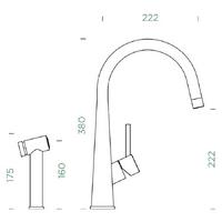 Kuhinjska armatura Schock CONOS PRO 528006 EDM
