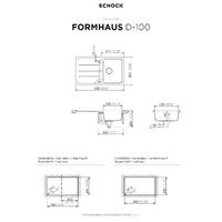 Pomivalno korito SCHOCK Formhaus D-100 Nero