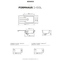 Pomivalno korito SCHOCK Formhaus D-100L Nero