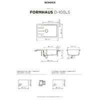 Pomivalno korito SCHOCK Formhaus D-100LS Nero