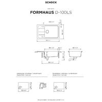 Pomivalno korito SCHOCK Formhaus D-100LS Onyx