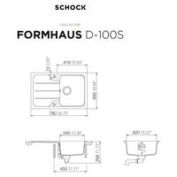 Pomivalno korito SCHOCK Formhaus D-100S Onyx