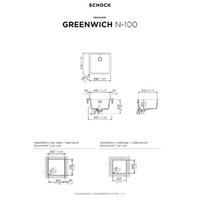 Pomivalno korito SCHOCK Greenwich N-100 Magma