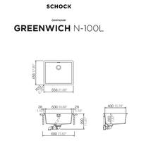 Pomivalno korito SCHOCK Greenwich N-100L Silverstone