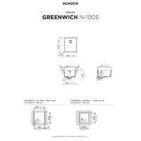Pomivalno korito SCHOCK Greenwich N-100S Stone