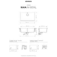 Pomivalno korito SCHOCK Kaia N-100XL Stone