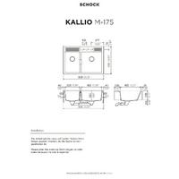 Pomivalno korito SCHOCK Kallio M-175 Day