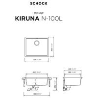 Pomivalno korito SCHOCK Kiruna N-100L Night