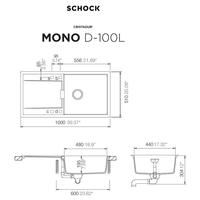 Pomivalno korito SCHOCK Mono D-100L Magma