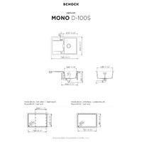 Pomivalno korito SCHOCK Mono D-100S Night
