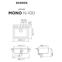 Pomivalno korito SCHOCK Mono N-100 Day