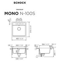 Pomivalno korito SCHOCK Mono N-100S Magma