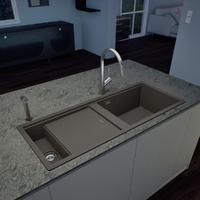 Pomivalno korito SCHOCK Prepstation D-150 Dusk