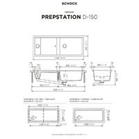 Pomivalno korito SCHOCK Prepstation D-150 Day