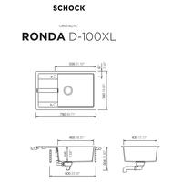 Pomivalno korito SCHOCK Ronda D-100XL Croma