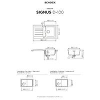 Pomivalno korito SCHOCK Signus D-100 Magnolia