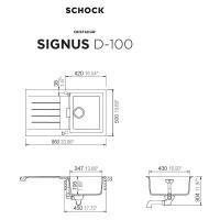 Pomivalno korito SCHOCK Signus D-100 Bronze