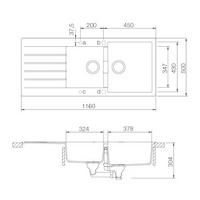 Pomivalno korito SCHOCK Signus D-200 Silverstone
