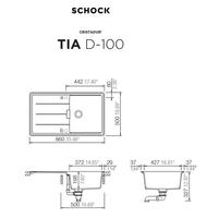 Pomivalno korito SCHOCK Tia D-100 Puro