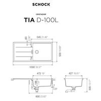 Pomivalno korito SCHOCK Tia D-100L Bronze