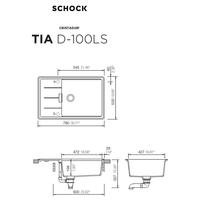 Pomivalno korito SCHOCK Tia D-100LS Magma