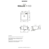 Pomivalno korito SCHOCK Kallio M-100 Night