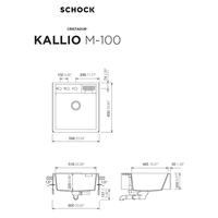 Pomivalno korito SCHOCK Kallio M-100 Twilight