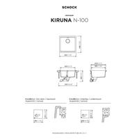 Pomivalno korito SCHOCK Kiruna N-100 Twilight