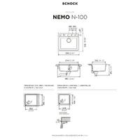 Pomivalno korito SCHOCK Nemo N-100 Nero