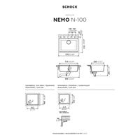 Pomivalno korito SCHOCK Nemo N-100 Asphalt