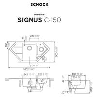 Pomivalno korito SCHOCK Signus C-150 Bronze