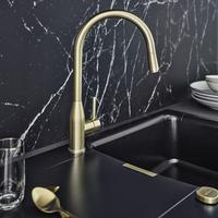 Set izliv, preliv in gumb SCHOCK 400055 White Gold
