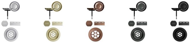 Barvni set izliv, preliv in gumb 11