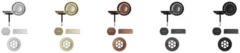 Barvni set izliv, preliv in gumb 12