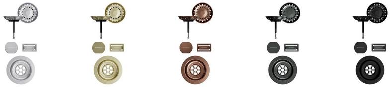 Barvni set izliv, preliv in gumb 3