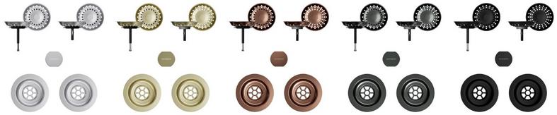 Barvni set izliv, preliv in gumb 4