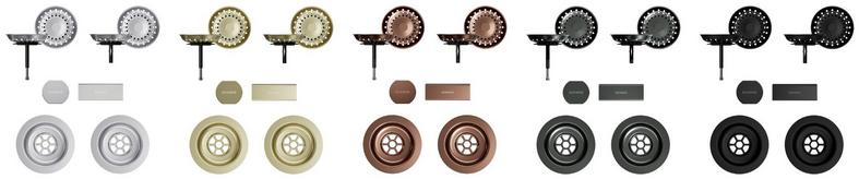 Barvni set izliv, preliv in gumb 8