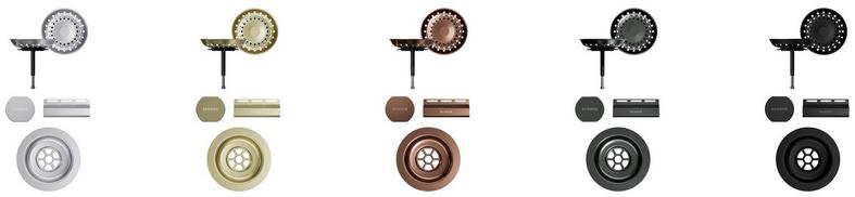 Barvni set izliv, preliv in gumb 9